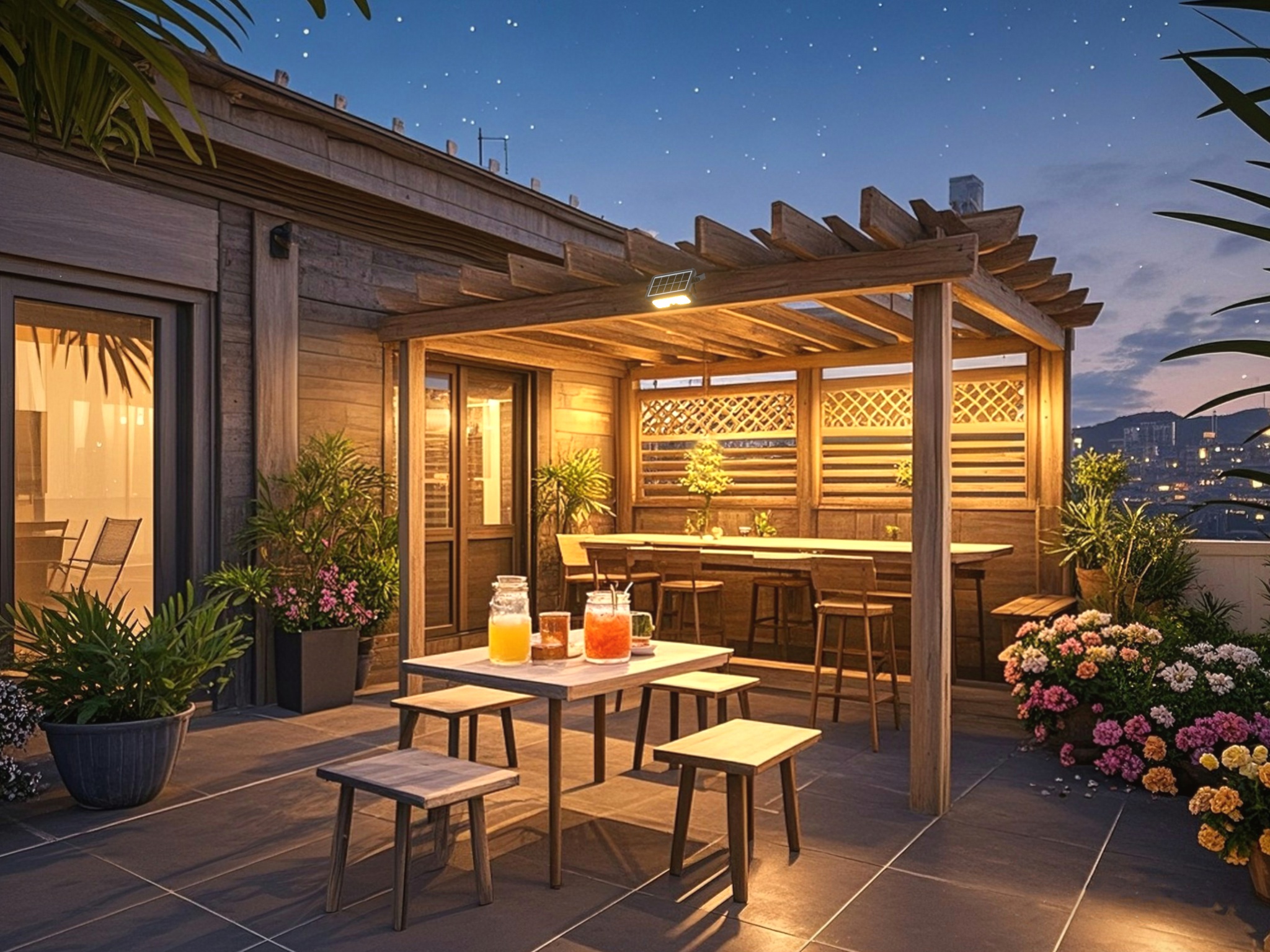 PROJECTEUR SOLAIRE 7W