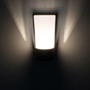 Applique d'Extérieur PINO Gris Anthracite en Métal et Acrylique