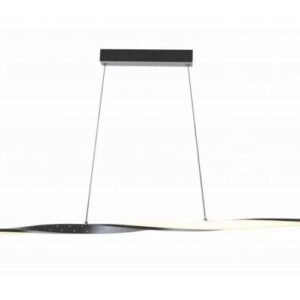 Suspension Keria Fluid 34w (3000k) 101cm,noir