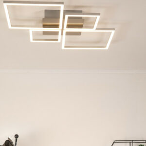 Plafonnier Keria Carrie 4x8w (3000k) 75cm,chrome