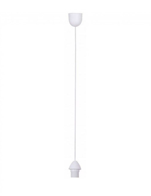 Cordon électrique PVC Corep pour abat-jour 1xE27 1M,blanc – Image 2
