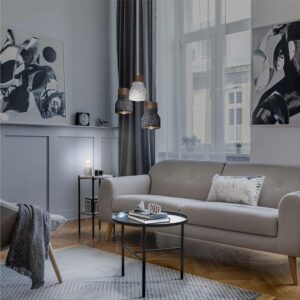 Suspension PEA en Terrazzo Effet Bois