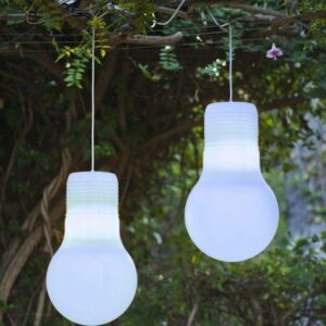 Suspension Extérieur BALBY en Polyéthylène Blanc