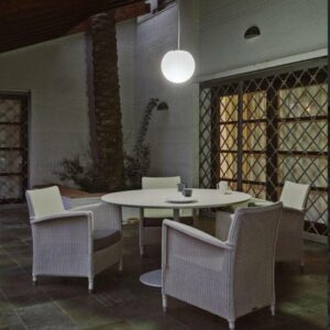 Suspension Extérieur BULY en Polyéthylène Blanc