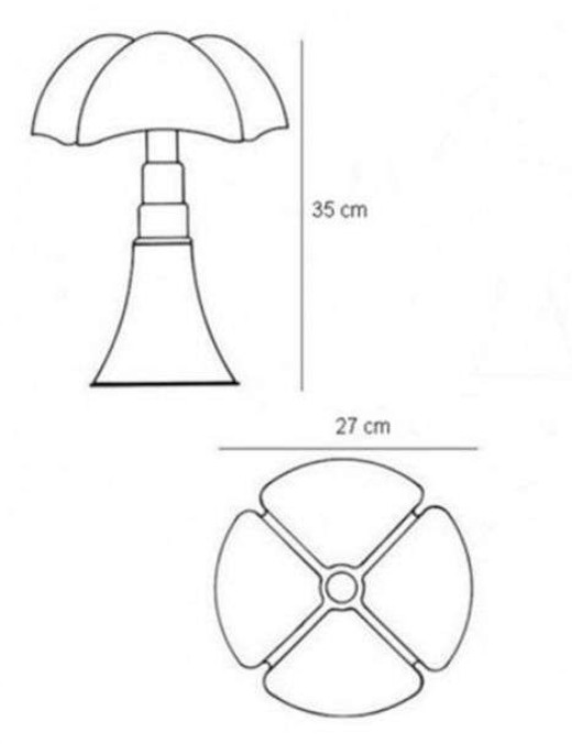 Lampe Martinelli Luce Pipistrello small Dim 7w (2700k),laiton – Image 2