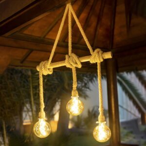 Suspension Extérieur Ilaria en Fibres Naturelles