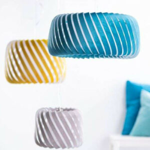 Suspension IDP Clyde 1xE27 34cm,gris