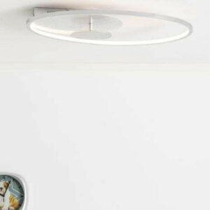 Plafonnier led Keria Hole 36w 3000K 72cm,argent