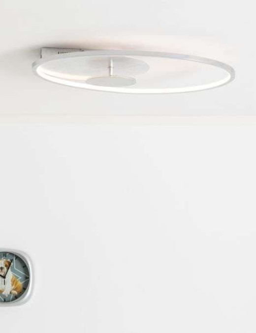 Plafonnier led Keria Hole 36w 3000K 72cm,argent
