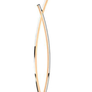 Lampadaire led Lucide Dual 30w (2700k) H125cm,chrome