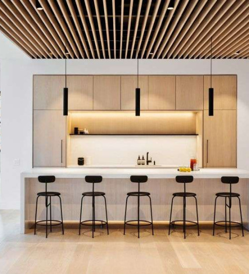 Suspension rond Keria 1xGU10 IP20,noir – Image 3