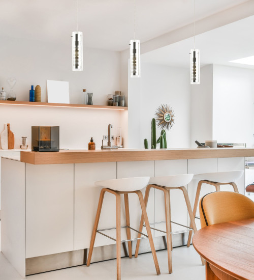 Suspension Keria Bank 1xE27 IP20,argent