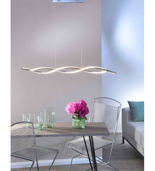 Suspension Paul Neuhaus Polina 20w (3000k) 110cm,argent