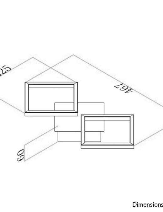 Plafonnier Keria Carrie 2x8w (3000k) 46cm,chrome – Image 3