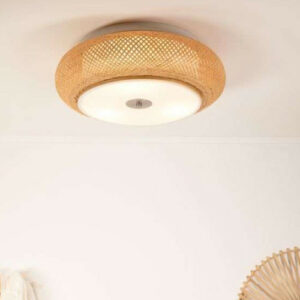 Plafonnier Keria Eoli 3xE27 50cm,naturel