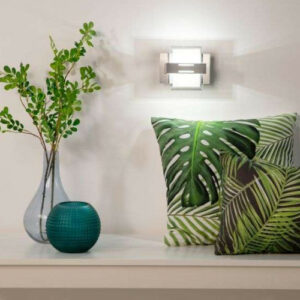 Applique murale Keria Twister 1xG9 IP20,aluminium