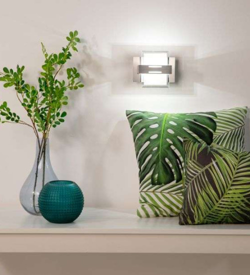 Applique murale Keria Twister 1xG9 IP20,aluminium