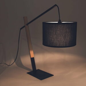 Lampe à Poser Déco Noir M2