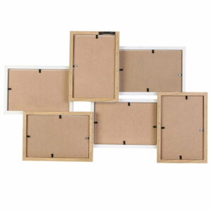 Pêle-Mêle 6 Vues Bois et Blanc M8