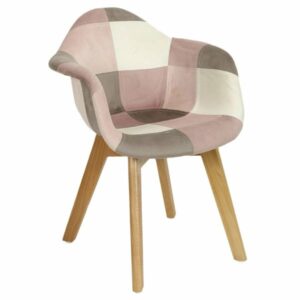Fauteuil Patchwork Enfant Leonie Rose M2