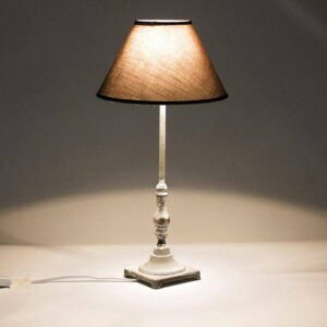 Lampe de Table OCTAVIE Grise en Métal