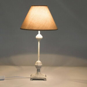 Lampe de Table ROSABELLE Taupe en Métal