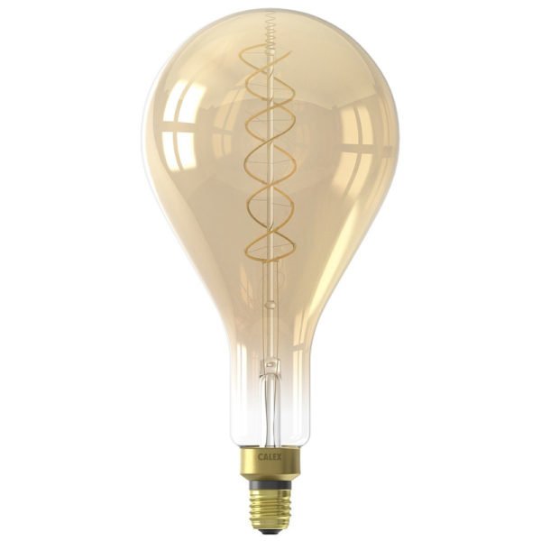 Ampoule déco filament LED XXL dimmable E27 SPLASH 200 lumens en verre ambré Ø16cm – Image 4