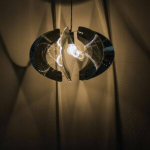 Suspension Filaire Argentée SEPIA