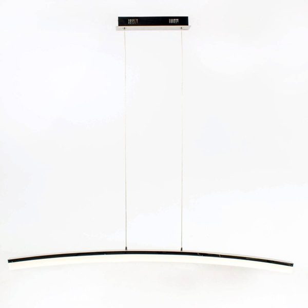 Suspension Design LED COLMAR Argentée en Métal – Image 3