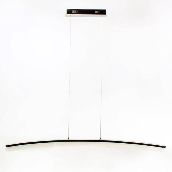Suspension Design LED COLMAR Argentée en Métal – Image 5