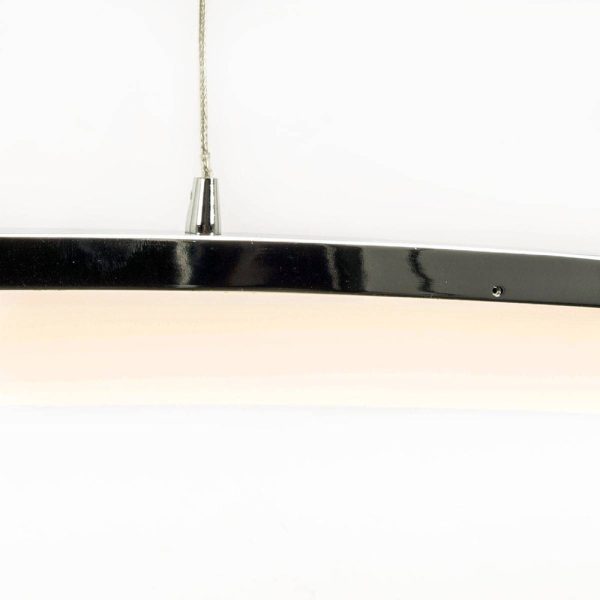 Suspension Design LED COLMAR Argentée en Métal – Image 7
