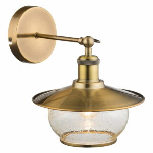 Applique Murale Industrielle ELOA Cuivrée en Métal et Verre