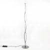 Lampadaire Design LED SAHARA en Métal Argenté
