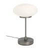 Lampe à Variateur Tactile LED JAP Blanche en Nickel Satiné