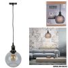 Suspension Verre Fumé Forme Boule M4 – Image 3