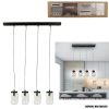 Suspension Mason Jar X4 Câble Textile M2 – Image 6