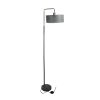 Lampadaire Moderne Perforé Gris Socle Marbre M2 – Image 3