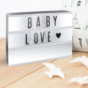 Boite Lumineuse à Message A4 X85 Lettres M6