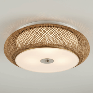 Plafonnier EOLI (D40cm) en bambou naturel