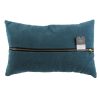Coussin Fermeture Éclair Bleu M6 – Image 5