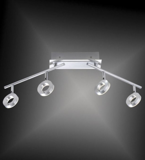 Plafonnier Paul Neuhaus Sileda 4x6w (3000k) IP44,aluminium – Image 2