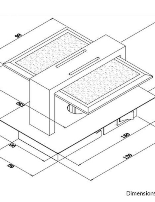 Applique murale Keria Twister 1xG9 IP20,aluminium – Image 2