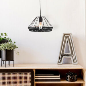 Suspension Brilliant Tory 1xE27 33cm,noir