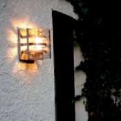 Applique murale DELTA gris anthracite en métal