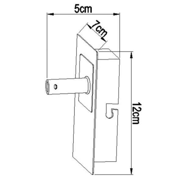 Applique murale design LED REMIXLED argentée en métal – Image 2