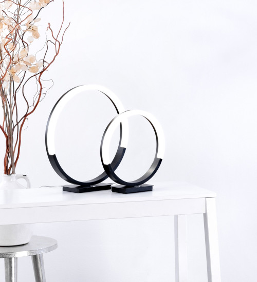 Lampe de table Keria Indigo Wofi 6,5w IP20,noir