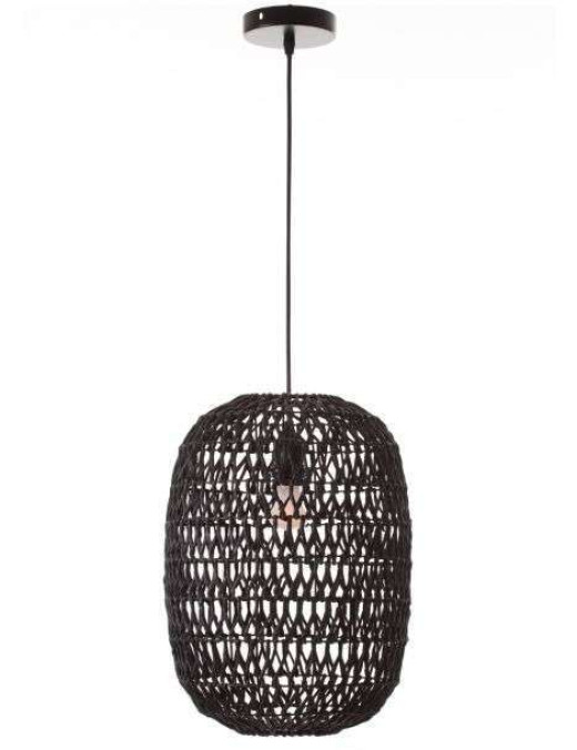 Suspension Keria Bora 30cm 1xE27 IP20,corde noir – Image 2
