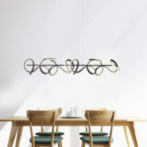 Suspension Leuchten Symply Dim Curl 10w (3000k) 99cm,noir