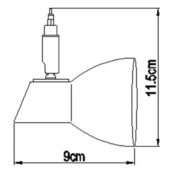 Diffuseur orientable LED spot REMIXLED argenté en métal – Image 3