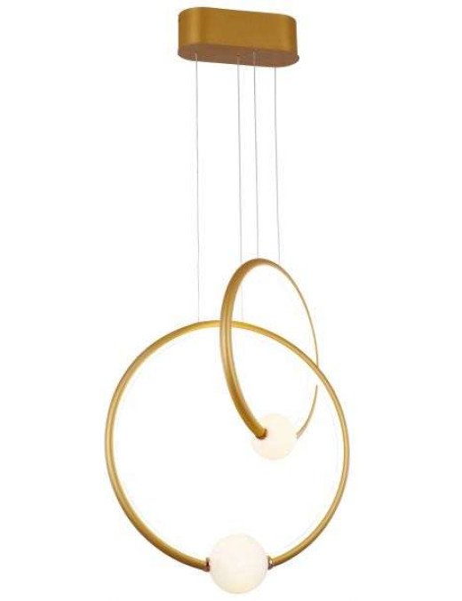 Suspension cascade Laurie Arty 44w (3000k) 44cm,rose/doré – Image 4